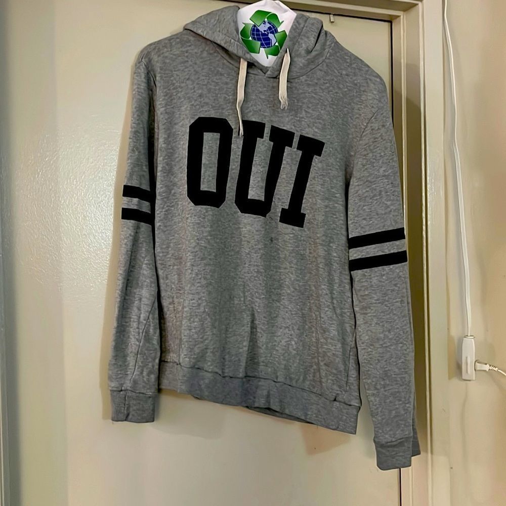 Large grey hoodie